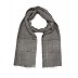 Square Box Checkered Cotton Grid Hijab - Grey Square Box Checkered Cotton Grid Hijab - Grey